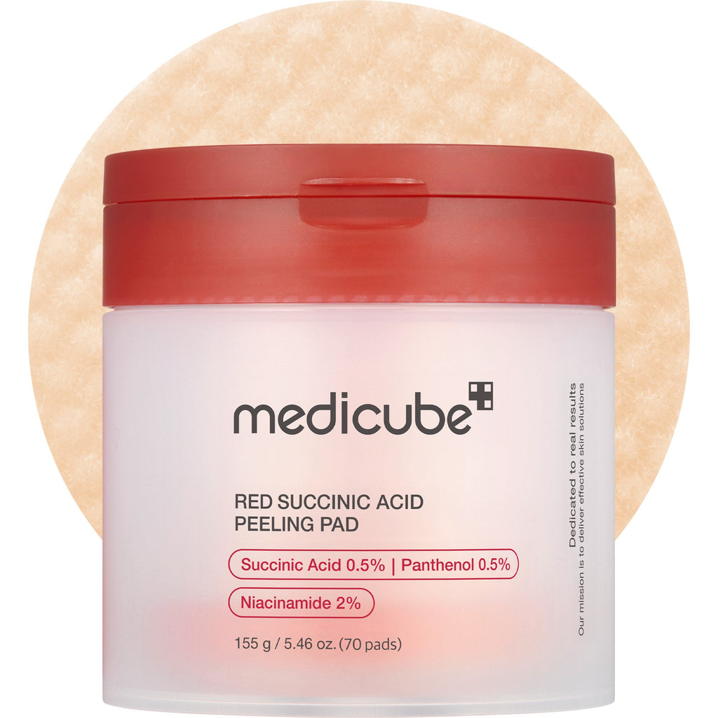Red Succinic Acid Panthenol Pads W1
