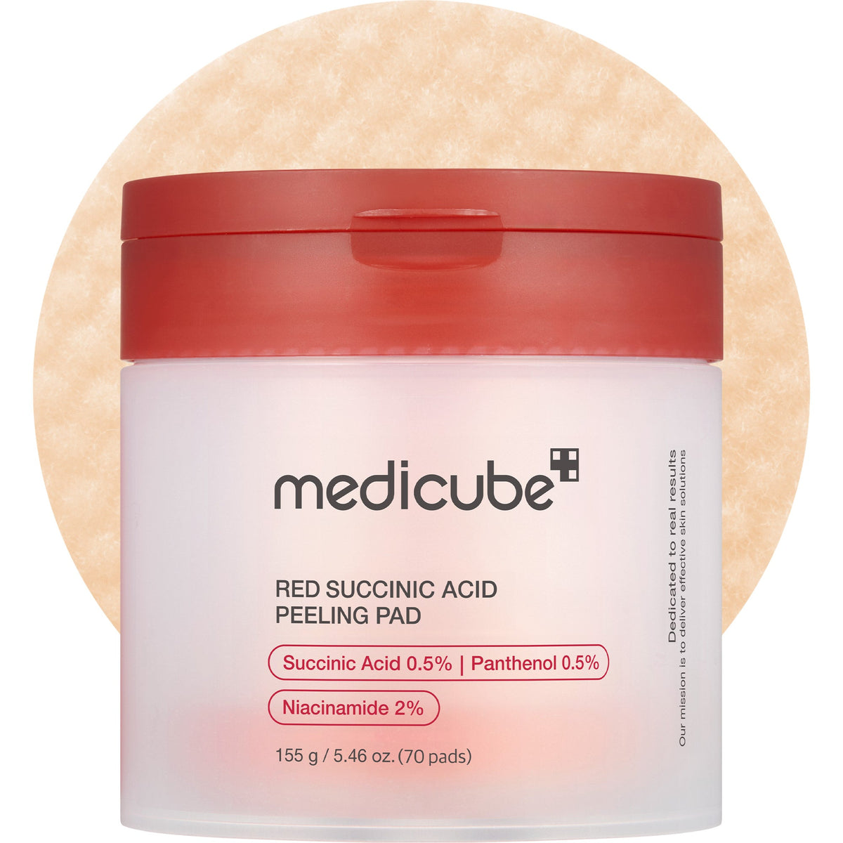 Red Succinic Acid Panthenol Pads W1