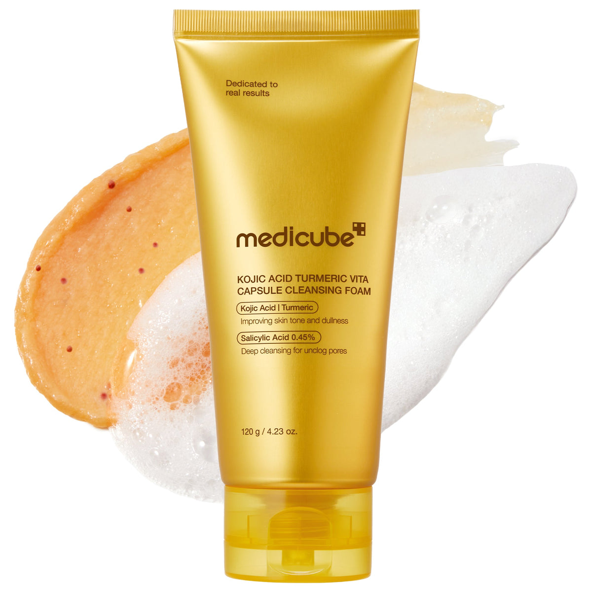 Kojic Acid Turmeric Vita Capsule Foam Cleanser E4