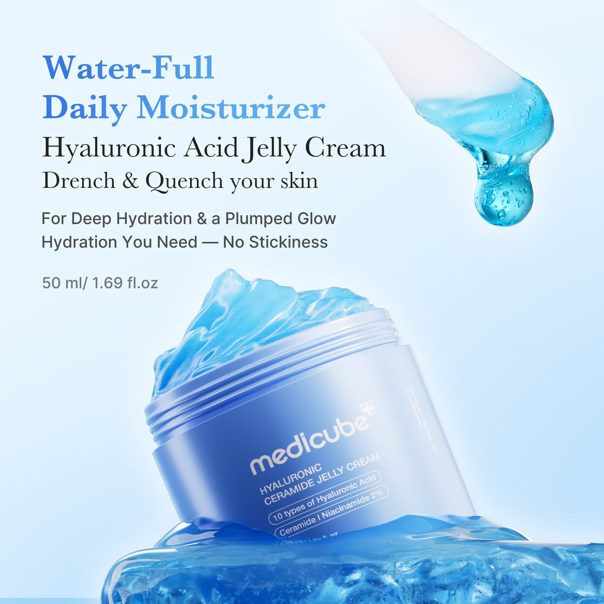 Hyaluronic Ceramide Moisturizing Jelly Cream P1