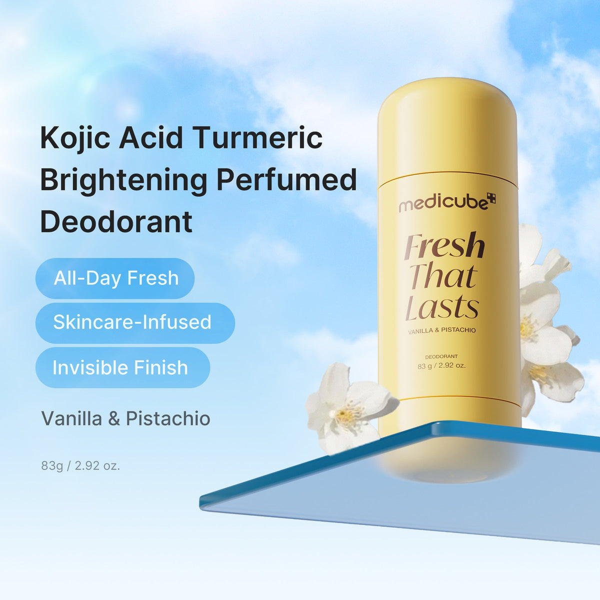 Kojic Acid Brightening Deodorant (Vanilla & Pistachio) V6