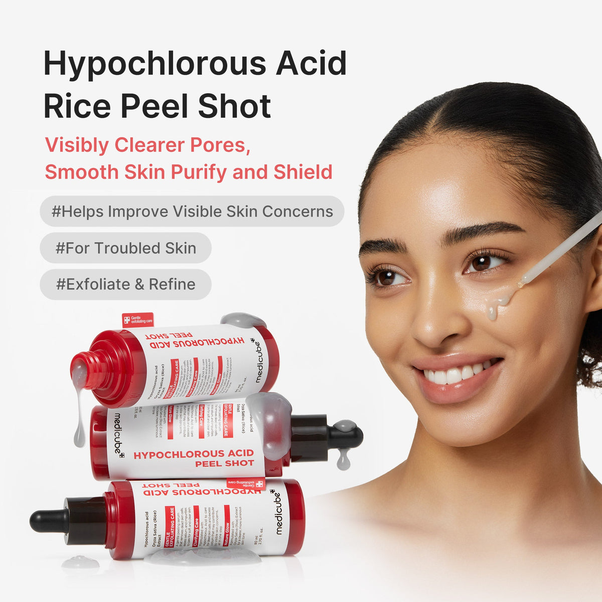 Hypochlorous Acid Rice Peel Shot H7