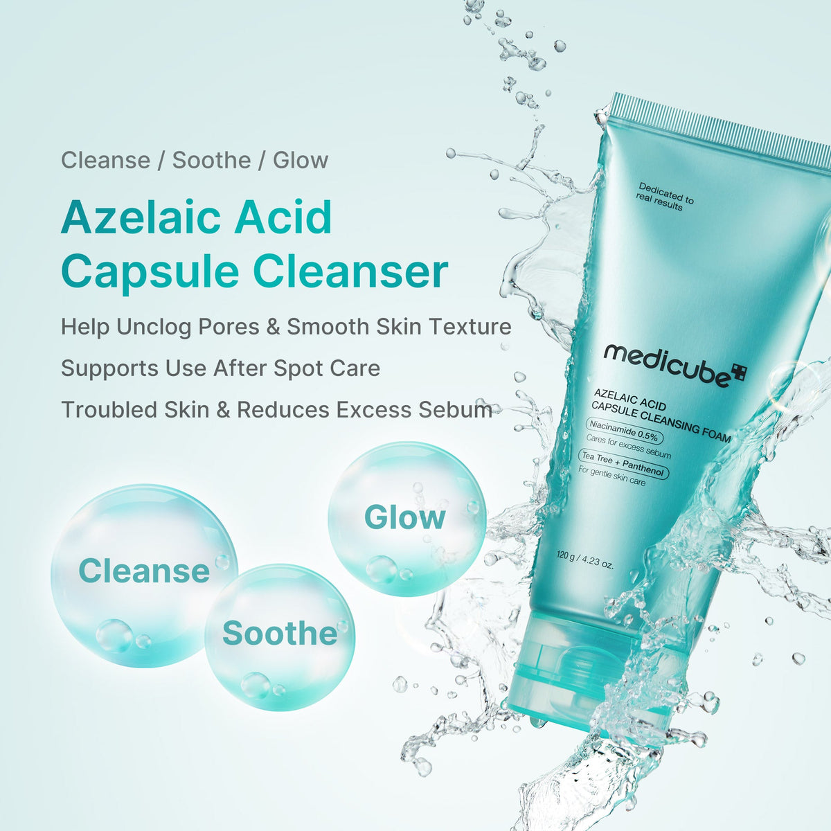 Azelaic Acid Capsule Foam Cleanser X9