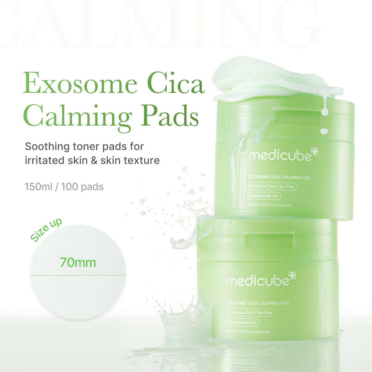Exosome Cica Calming Toner Pads I6