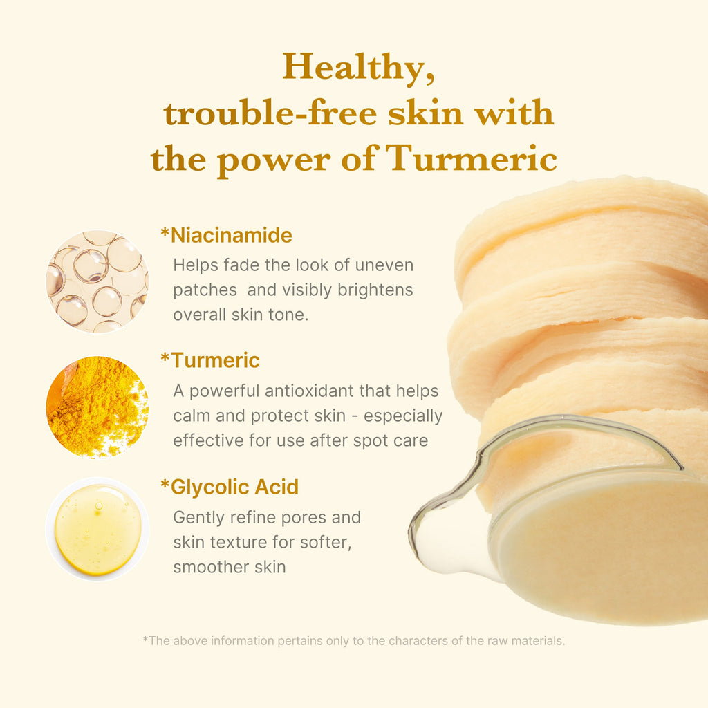 Kojic Acid Tumeric Toner Pad Q5