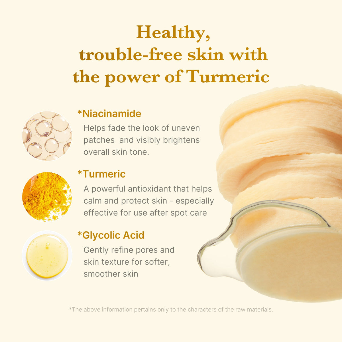 Kojic Acid Tumeric Toner Pad Q5