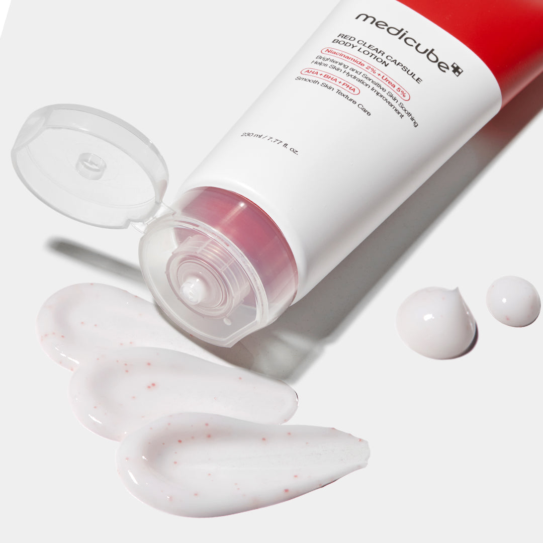 Red Clear Capsule Body Lotion W1