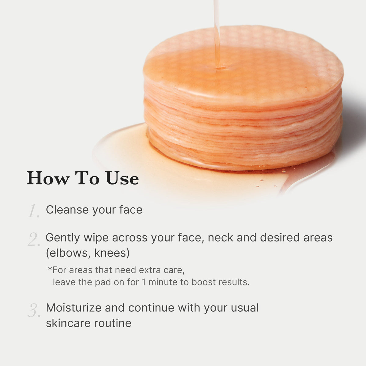 Red Succinic Acid Panthenol Pads W1