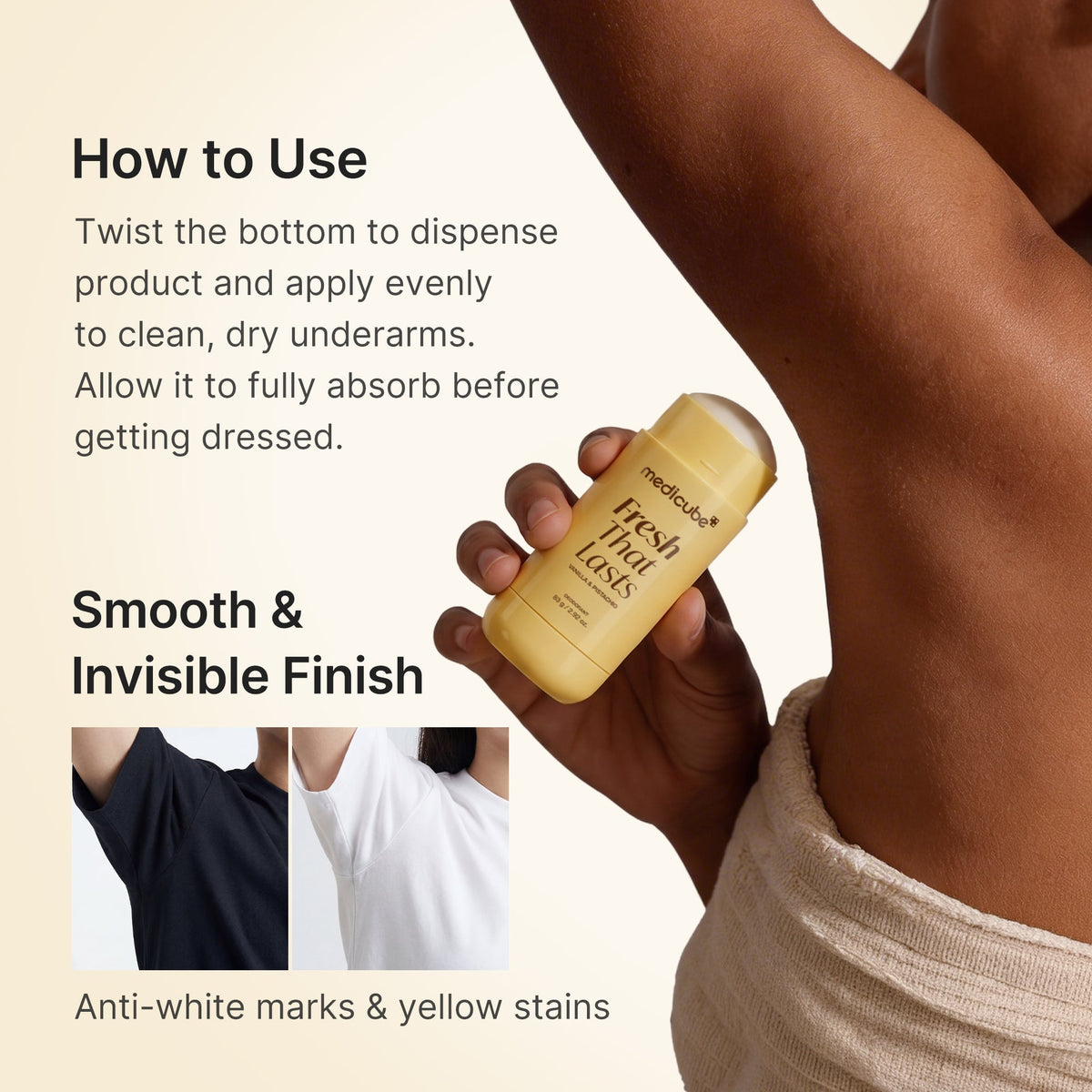 Kojic Acid Brightening Deodorant (Vanilla & Pistachio) K5
