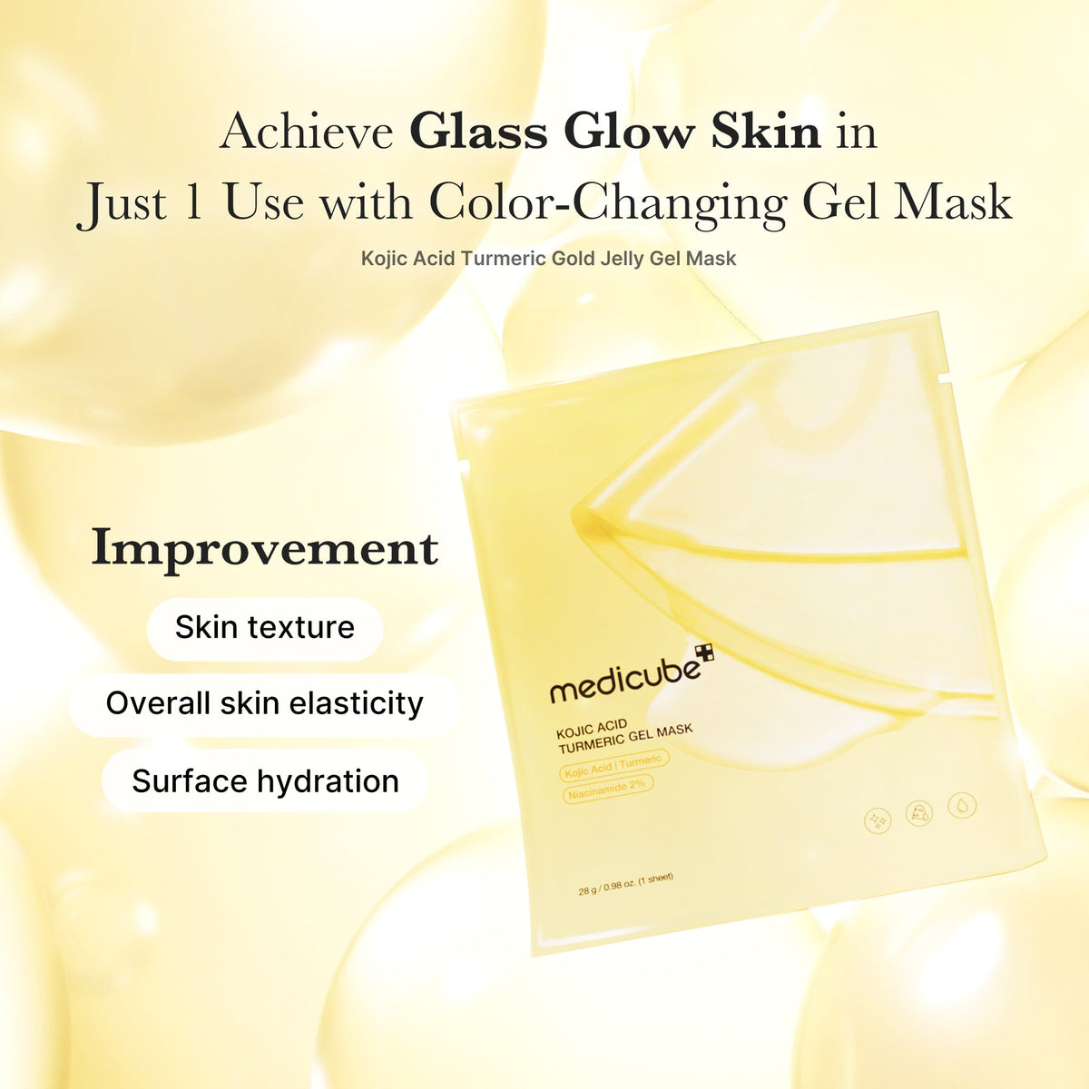 Kojic Acid Turmeric Gold Jelly Gel Mask M9