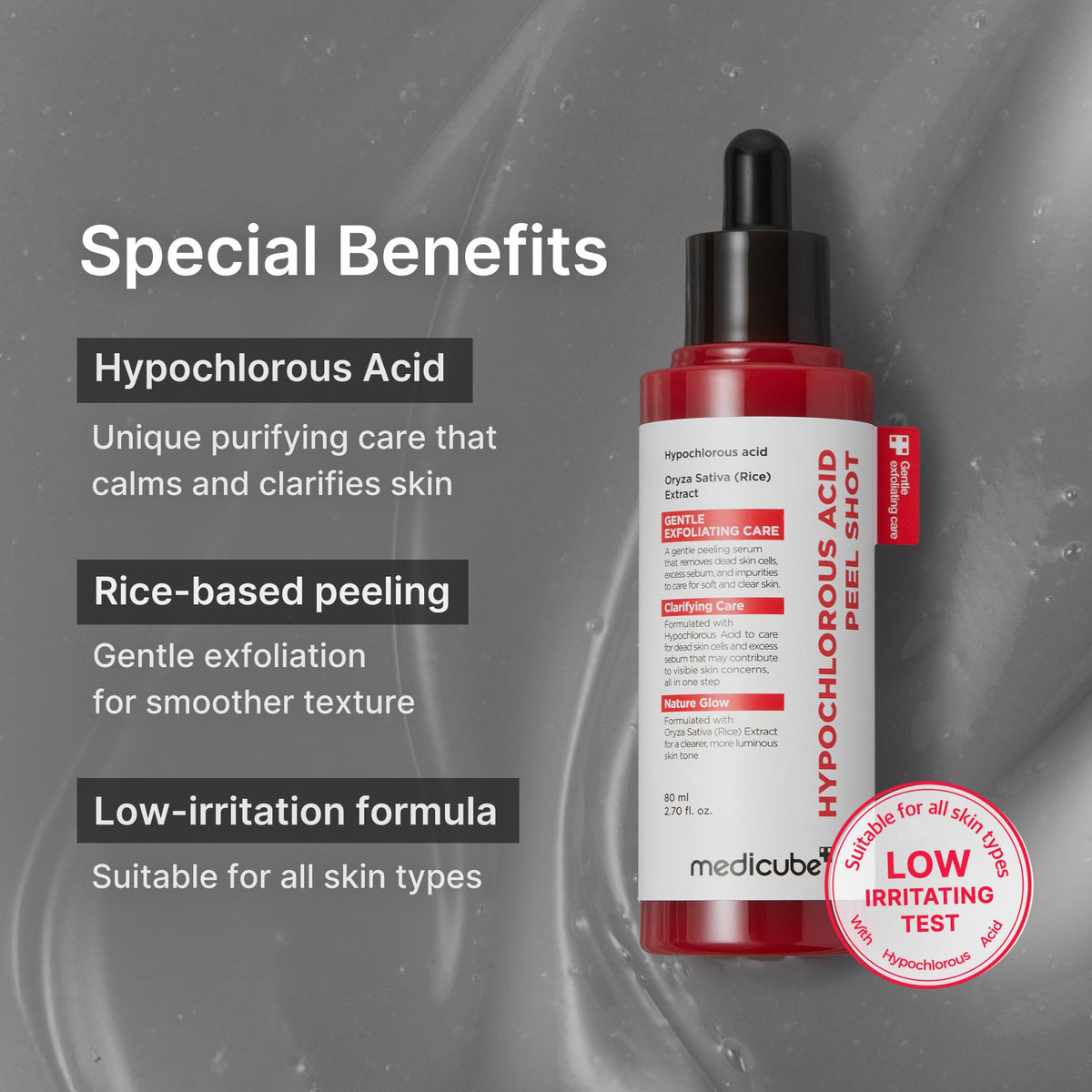Hypochlorous Acid Rice Peel Shot H7