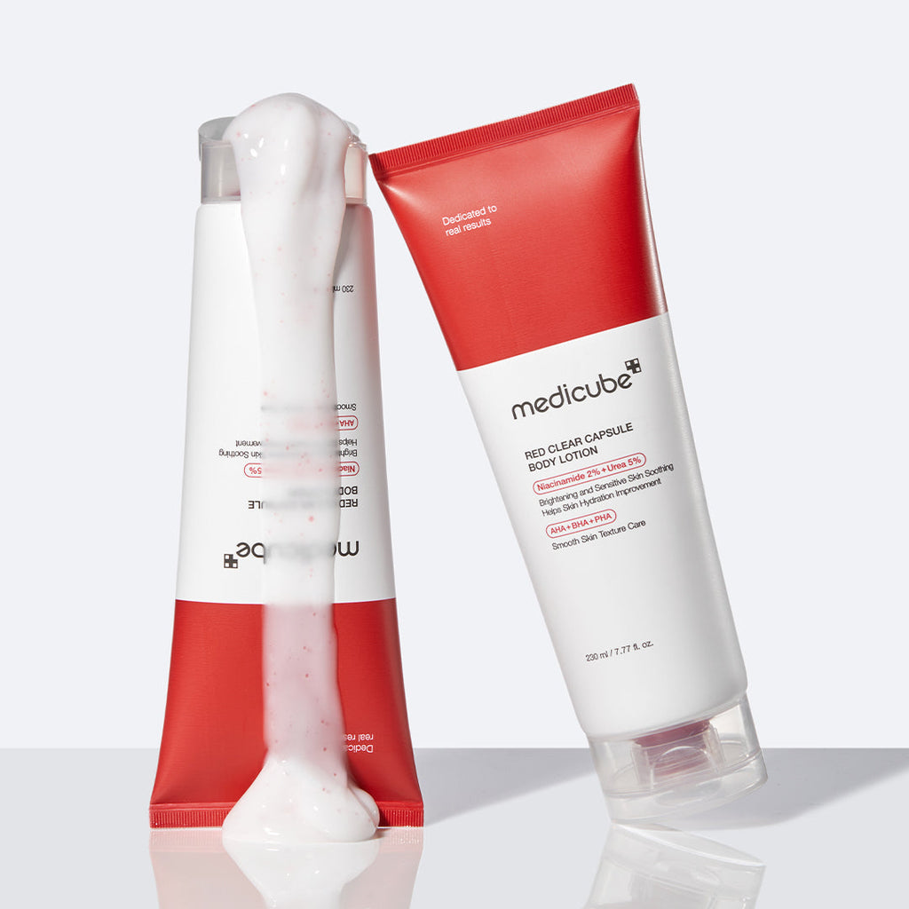 Red Clear Capsule Body Lotion W1