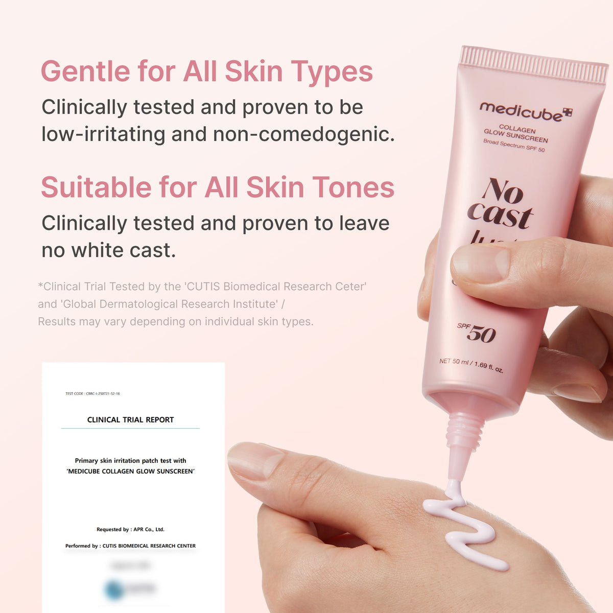 No Cast Just Glow Collagen Sunscreen N2