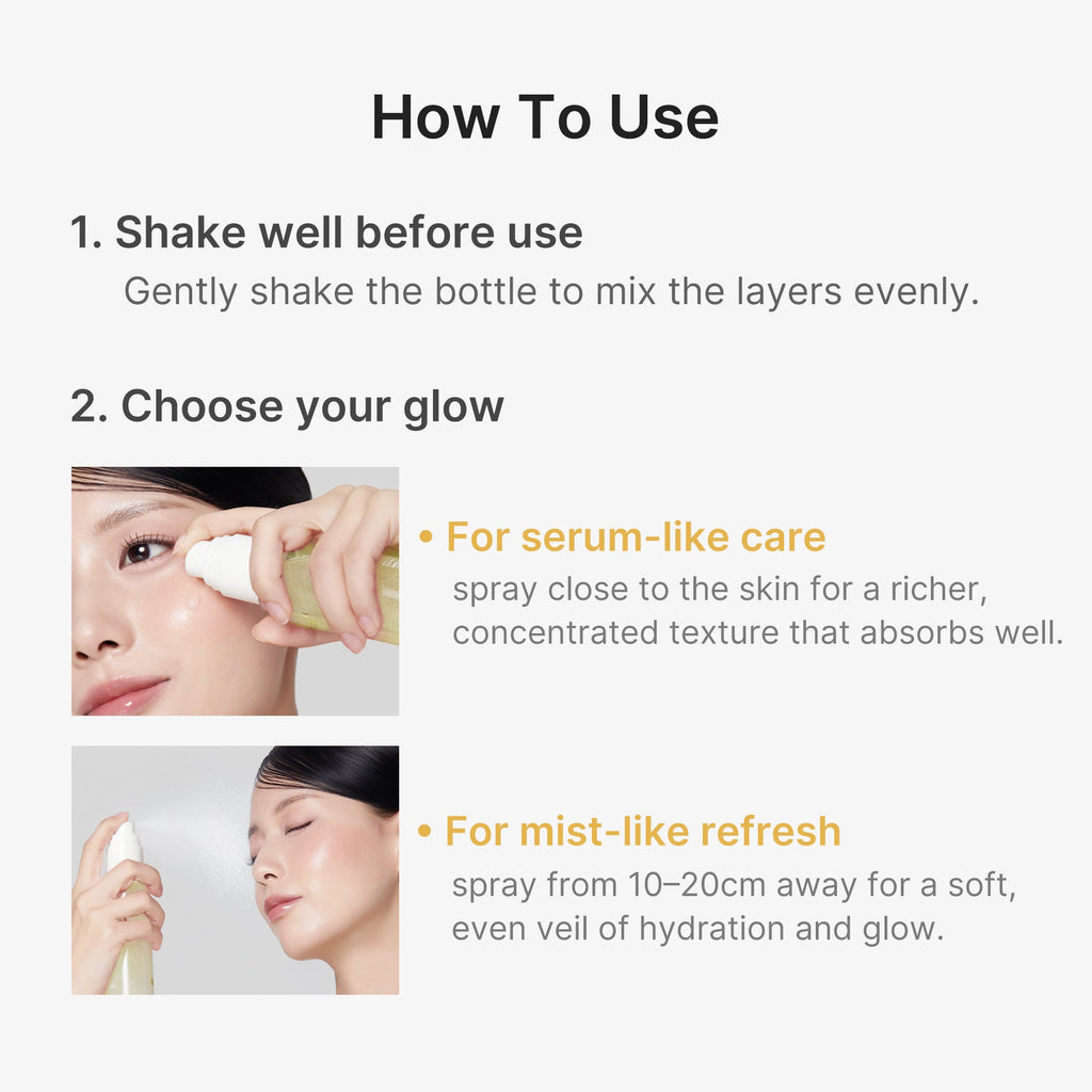 Kojic Acid Turmeric Vitamin Gold Jelly Mist Serum X3