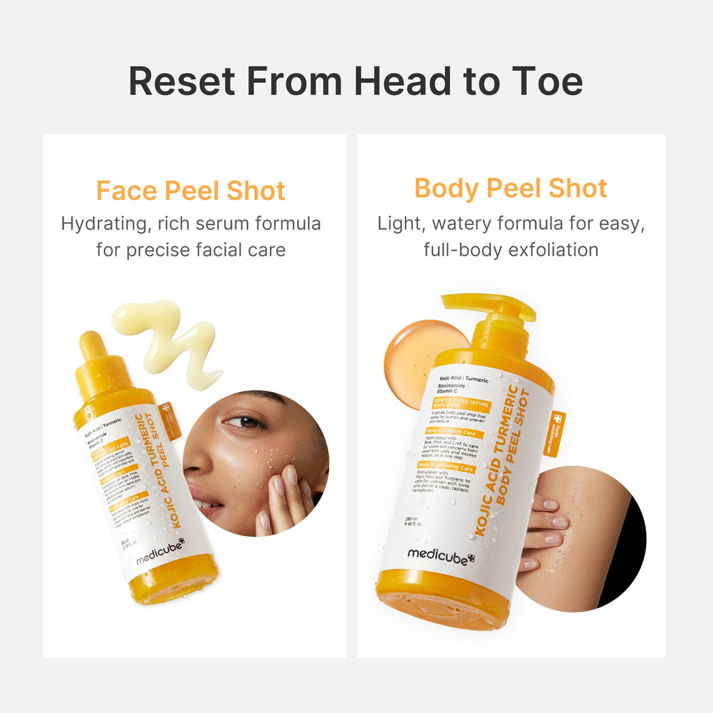 Kojic Acid Turmeric Body Peel Shot E9