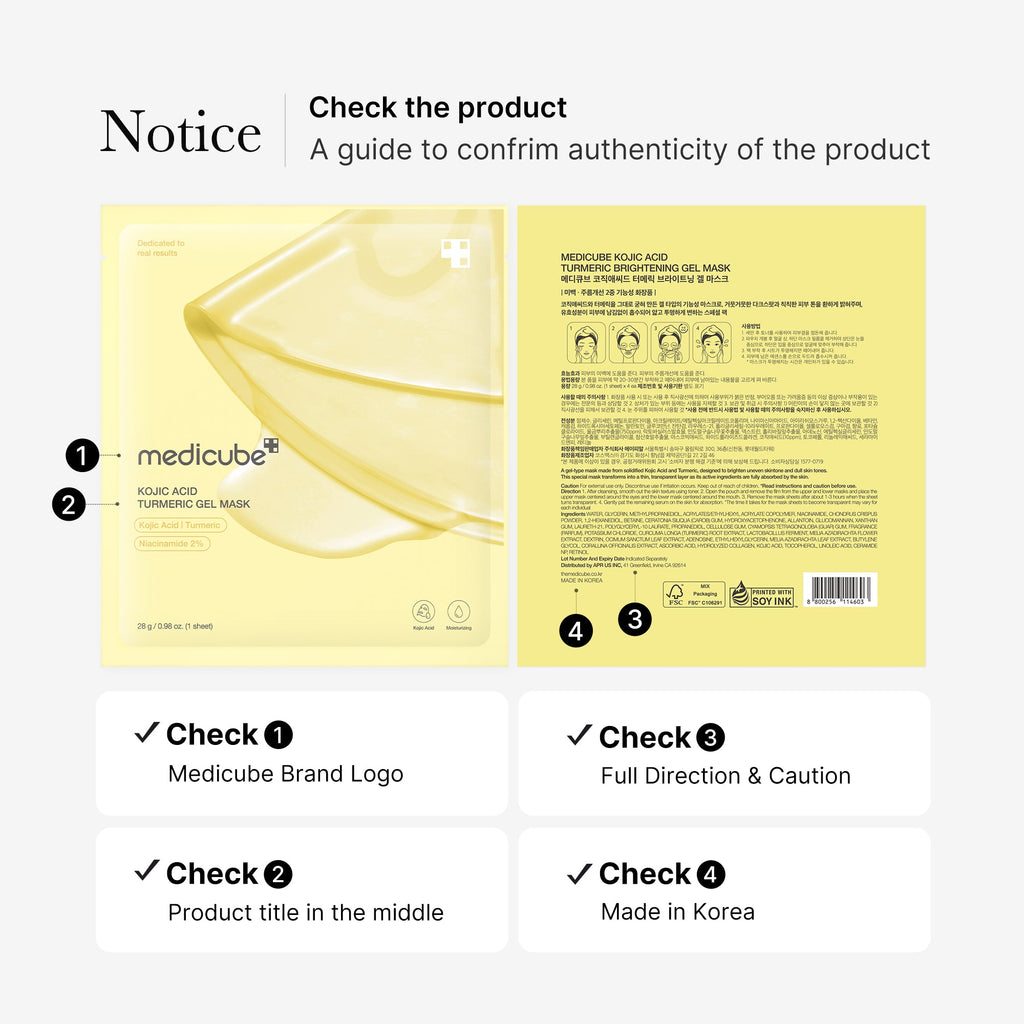 Kojic Acid Turmeric Gold Jelly Gel Mask M9