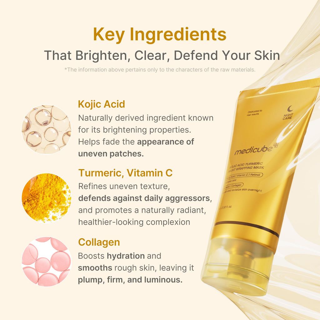 Kojic Acid Turmeric Overnight Wrapping Mask K9