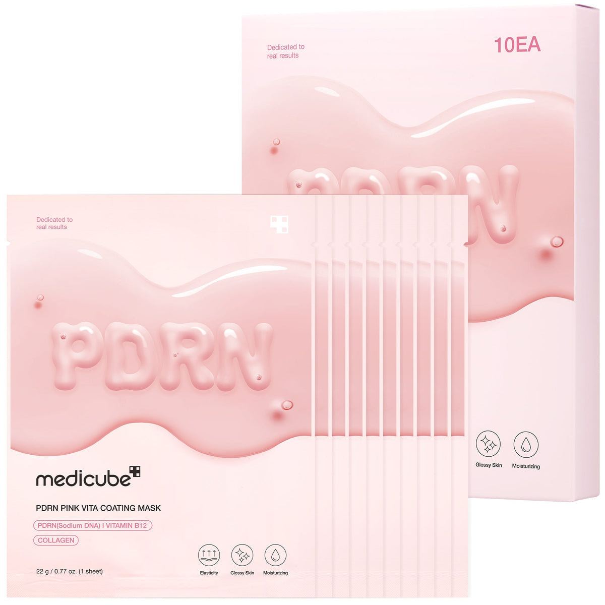 PDRN Pink Vita Coating Sheet Mask X4