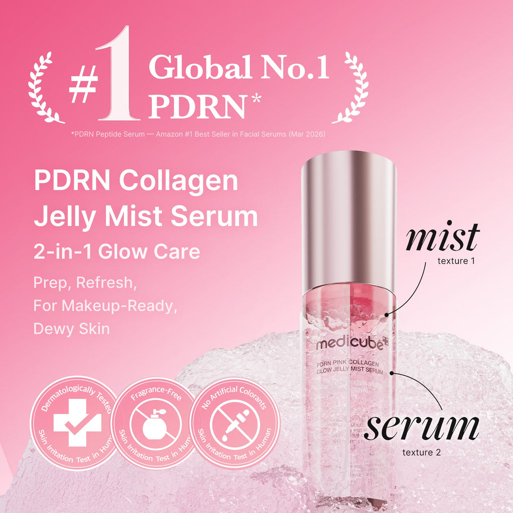 PDRN Pink Collagen Glow Jelly Mist Serum D3