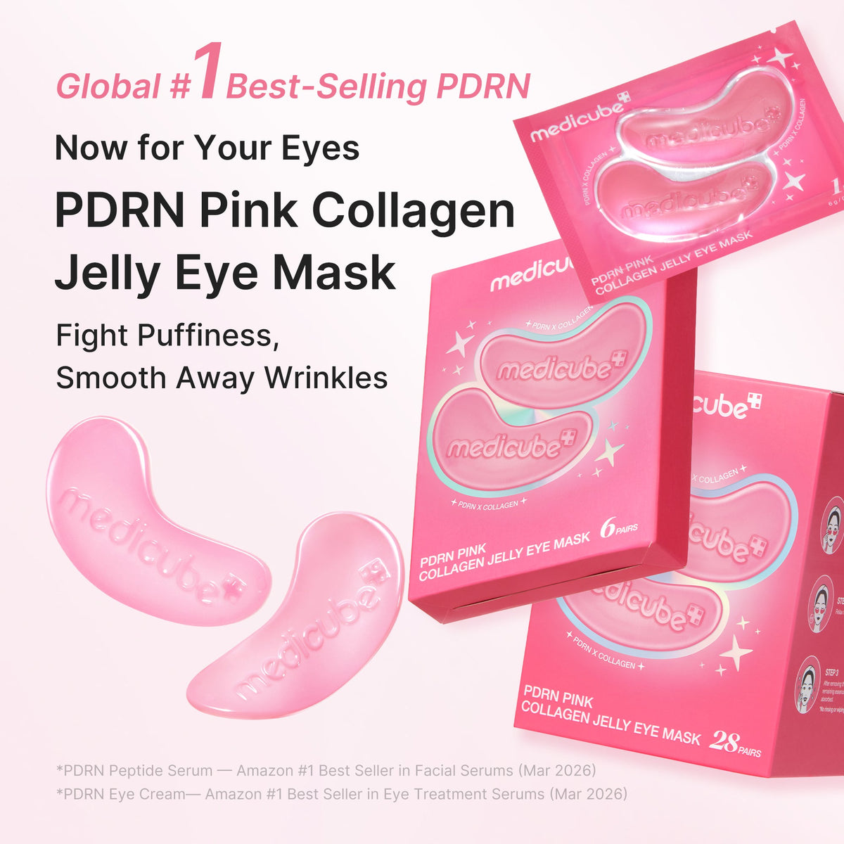 PDRN Pink Collagen Jelly Eye Mask T0