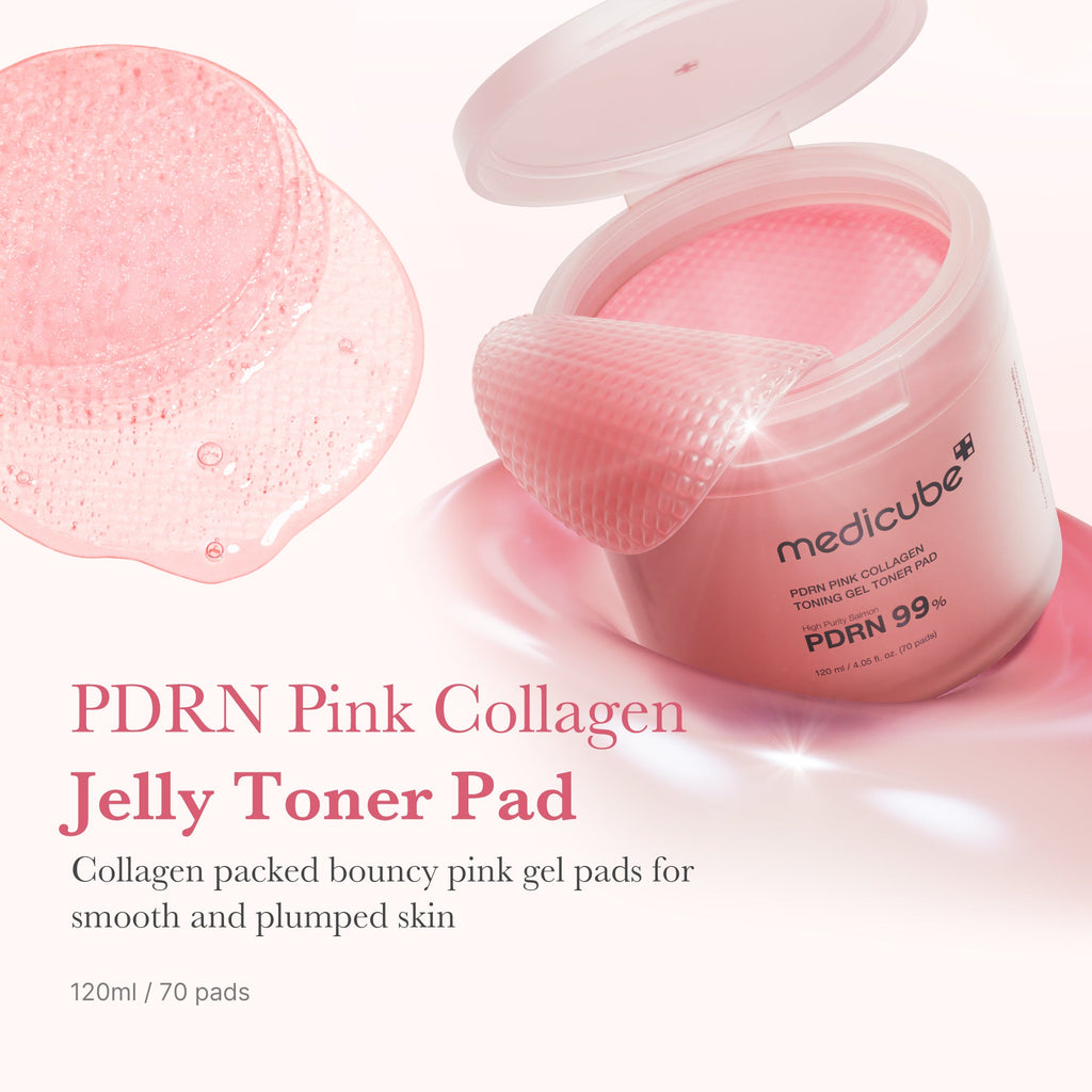PDRN Pink Collagen Gel Toner Pad M4