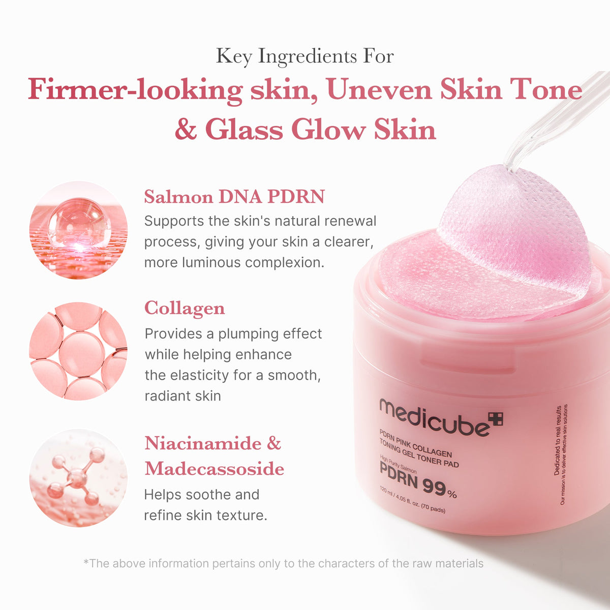 PDRN Pink Collagen Gel Toner Pad L9