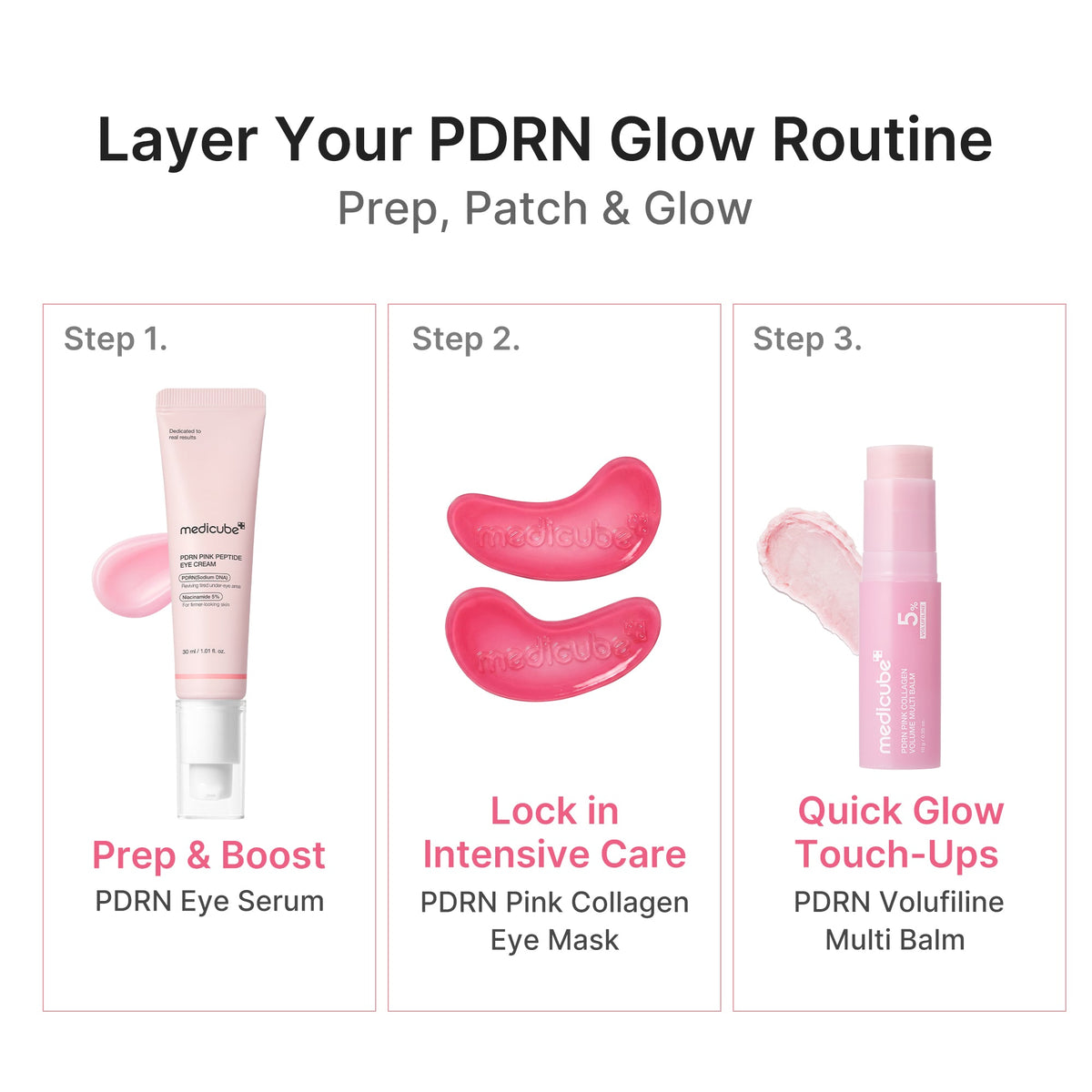 PDRN Pink Collagen Jelly Eye Mask T0