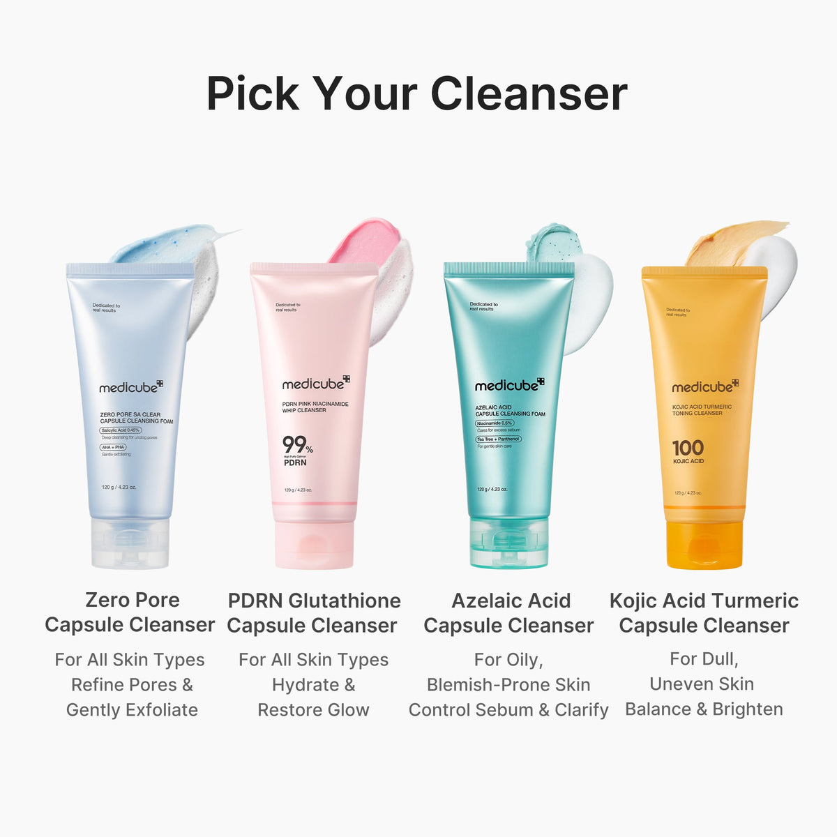 PDRN Pink Glutathione Capsule Foam Cleanser K4