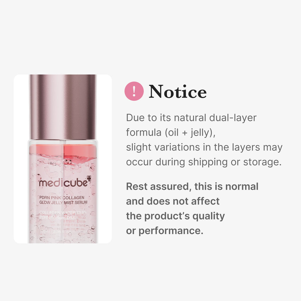 PDRN Pink Collagen Glow Jelly Mist Serum D3