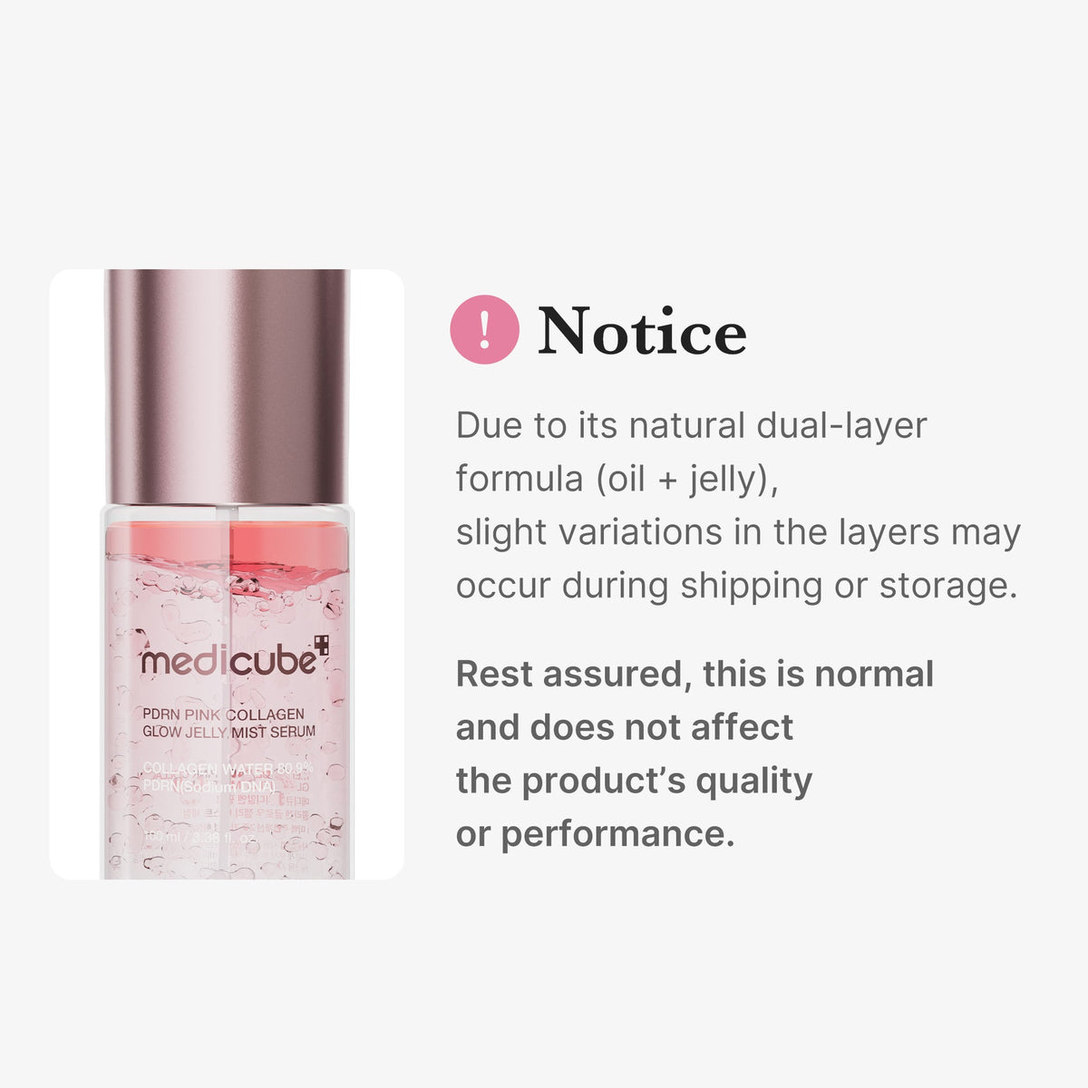 PDRN Pink Collagen Glow Jelly Mist Serum D3