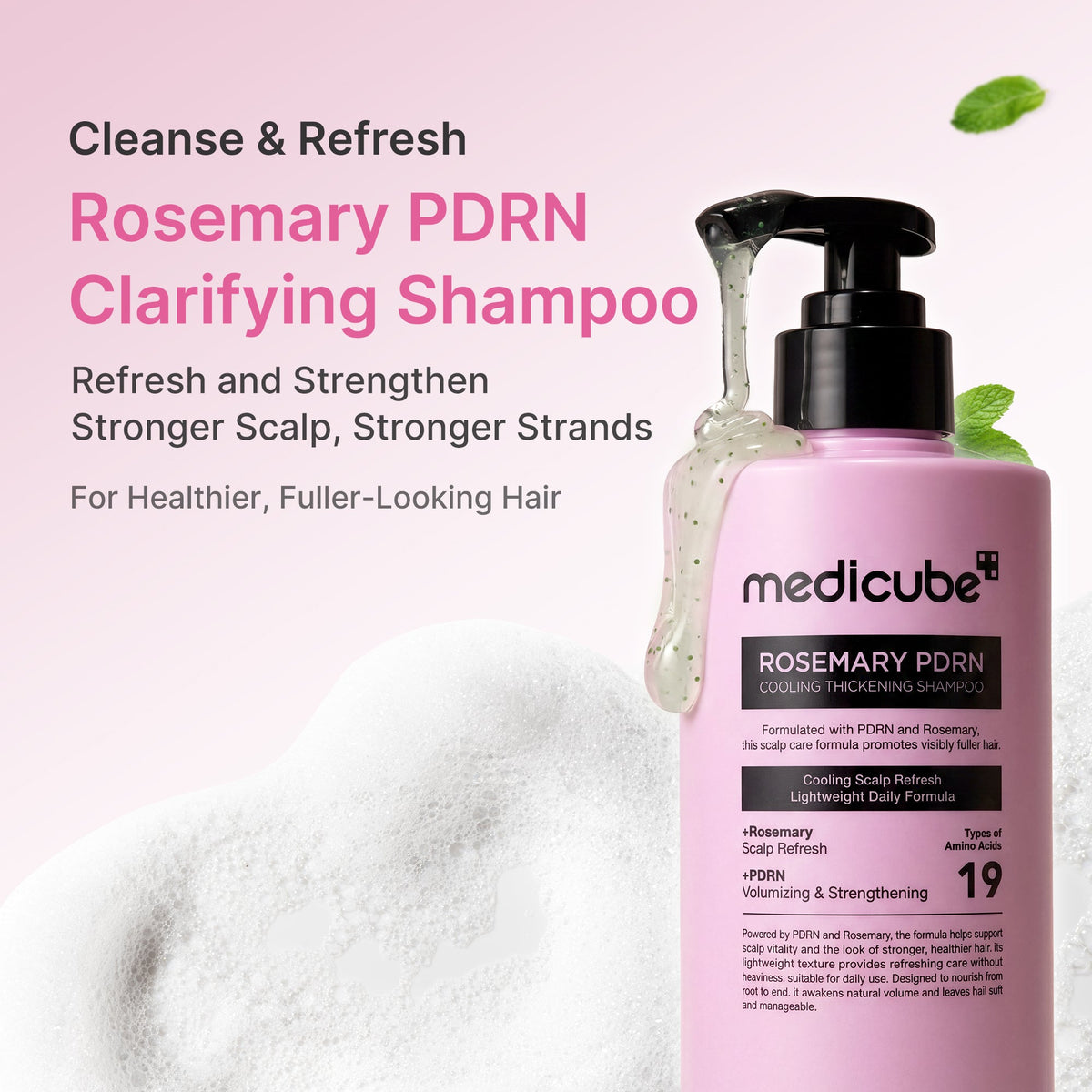 Rosemary PDRN Cooling Thickening Shampoo G4